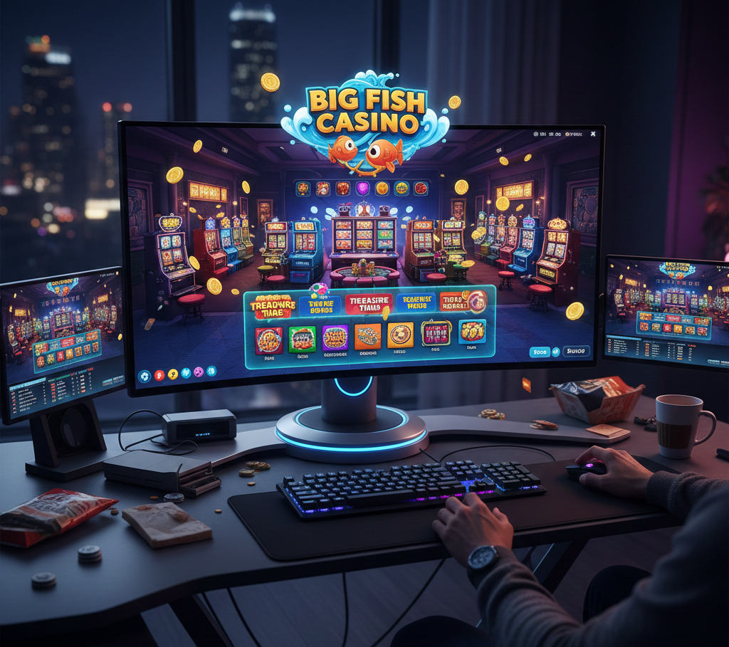 Big Fish Casino slots, table games, and jackpots